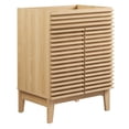 thumbnail image 1 of Modway Render Modern Style Wood Bathroom Vanity Cabinet in Oak, 1 of 8