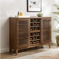 thumbnail image 1 of Modway Render Particleboard and Laminate Bar Cabinet in Walnut, 1 of 8