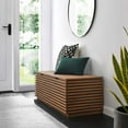 thumbnail image 1 of Modway Render Particleboard and Laminate Storage Bench in Walnut, 1 of 8