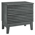thumbnail image 1 of Modway Render Two-Drawer Particleboard Wood Nightstand in Charcoal, 1 of 7