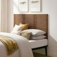 thumbnail image 1 of Modway Render Wall Mount Modern Wood Queen Headboard in Walnut, 1 of 7