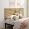 thumbnail image 1 of Modway Render Wall Mount Wood King Headboard with Mounting Hardware in Oak, 1 of 7