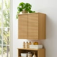 thumbnail image 1 of Modway Render Wall Mounted Bathroom Cabinet in Oak by Modway, 1 of 4