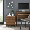 thumbnail image 1 of Modway Render Wood File Cabinet in Walnut, 1 of 9
