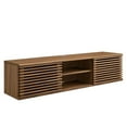 thumbnail image 1 of Modway Render 60" Wall-Mount Media Console TV Stand in Walnut, 1 of 6