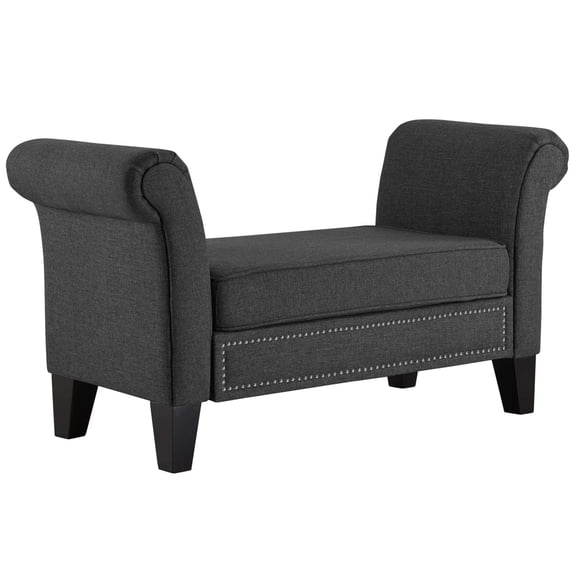Modway Rendezvous Bench in Blue