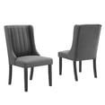 thumbnail image 1 of Modway Renew Parsons Fabric Dining Side Chairs - Set of 2 in Gray, 1 of 7