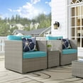 thumbnail image 1 of Repose 3 Piece Outdoor Patio Sectional Set, 1 of 6