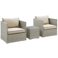 thumbnail image 1 of Repose 3 Piece Outdoor Patio Sectional Set by Modway, 1 of 5