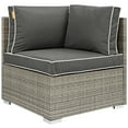 thumbnail image 1 of Modway Repose Outdoor Patio Corner in Light Gray Charcoal, 1 of 3