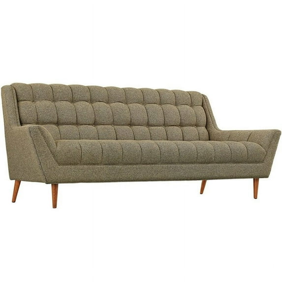 Modway Response Fabric Sofa in Oatmeal