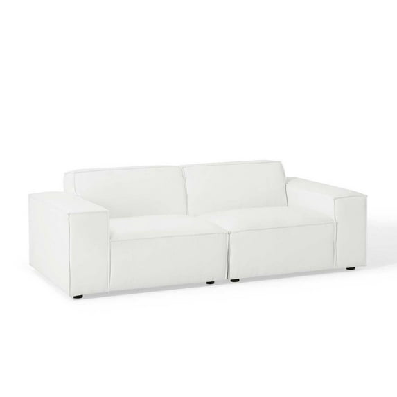 Modway Restore 2-Piece Sectional Sofa in White