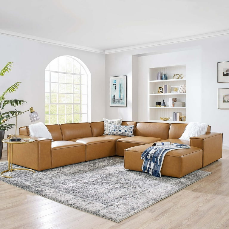 Walmart leather sectional deals