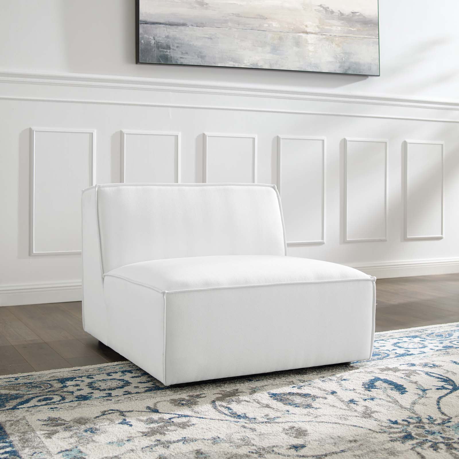Armless chair sectional clearance