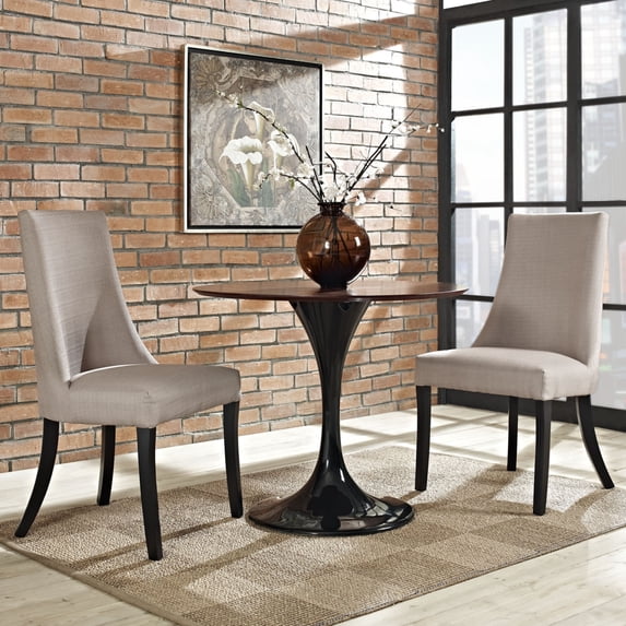 Modway Reverie Dining Side Chair Set of 2 in Beige