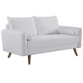 thumbnail image 1 of Modway Revive Upholstered Fabric Loveseat in White, 1 of 7