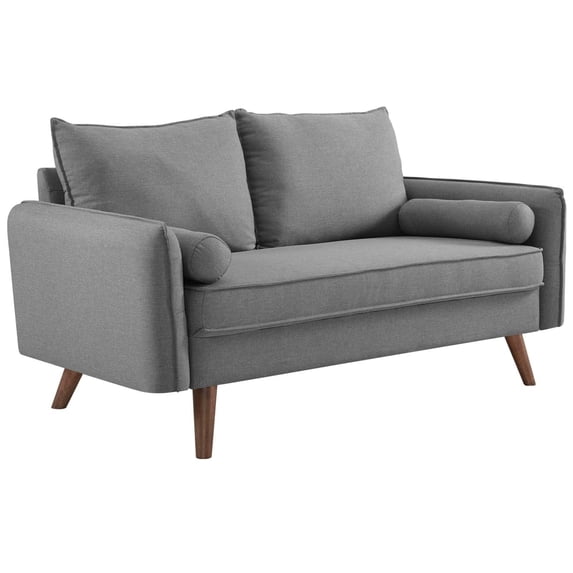 Revive Upholstered Fabric Loveseat EEI-3091-LGR