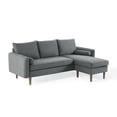 thumbnail image 1 of Modway Revive Upholstered Right or Left Sectional Sofa in Gray, 1 of 7