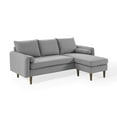 thumbnail image 1 of Modway Revive Upholstered Fabric Right or Left Sectional Sofa in Light Gray, 1 of 13