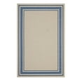 thumbnail image 1 of Modway Rim 63x90.5" Solid Border Indoor and Outdoor Area Rug in Blue and Beige, 1 of 10