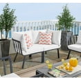 thumbnail image 1 of Modway Riverside 2-Piece Outdoor Patio Aluminum Sectional Sofa Set in Gray/White, 1 of 7
