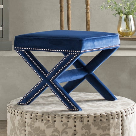 Modway Rivet Bench in Navy