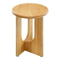 thumbnail image 1 of Modway Rivian Round Side Table in Oak, 1 of 3