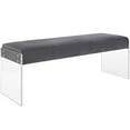 thumbnail image 1 of Modway Roam Velvet Upholstered Modern Bench, Multiple Colors, 1 of 5