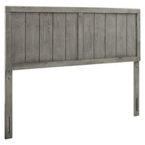 Modway Robbie Full Wood Headboard in Gray