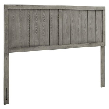 Modway Robbie Full Wood Headboard in Gray