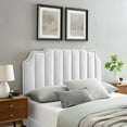 thumbnail image 1 of Modway Rosalind Performance Velvet Full/Queen Headboard in White, 1 of 10