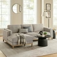 thumbnail image 1 of Modway Roscoe Left-Facing Fabric Sectional Sofa with Chaise in Gray, 1 of 7