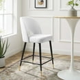 thumbnail image 1 of Modway Rouse Performance Velvet Counter Stool in White, 1 of 7