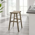 thumbnail image 1 of Modway Saoirse Woven Rope Wood Bar Stool - Set of 2 in Walnut Natural, 1 of 10