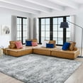 thumbnail image 1 of Modway Saunter Tufted Vegan Leather Vegan Leather 4-Piece Sectional Sofa in Tan, 1 of 10