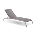 thumbnail image 1 of Modway Savannah Outdoor Patio Aluminum and Mesh Chaise Lounge Chair in Gray, 1 of 7