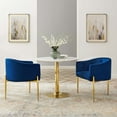 thumbnail image 1 of Modway Savour Tufted Performance Velvet Accent Chairs - Set of 2 in Navy, 1 of 9