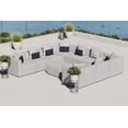 thumbnail image 1 of Modway Saybrook 10-Piece Patio Fabric Upholstered Sectional Sofa in Gray, 1 of 5