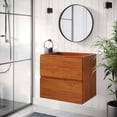 thumbnail image 1 of Modway Scenic 24" Wall-Mount Bathroom Vanity Cabinet (Sink Basin Not Included) in Cherry Walnut, 1 of 9