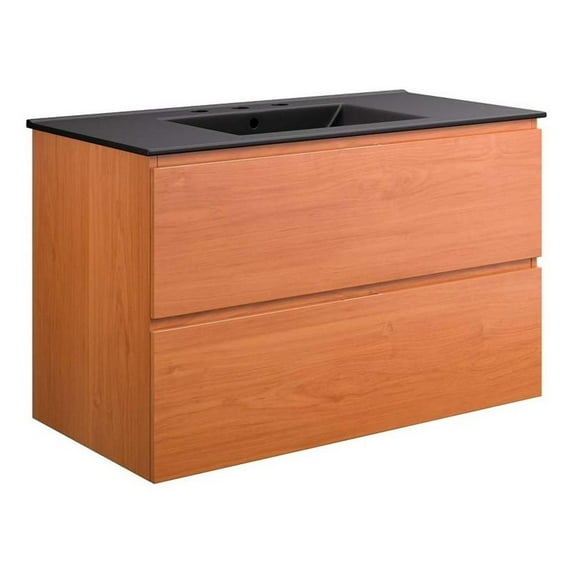 Modway Scenic 36" Wall-Mount Bathroom Vanity