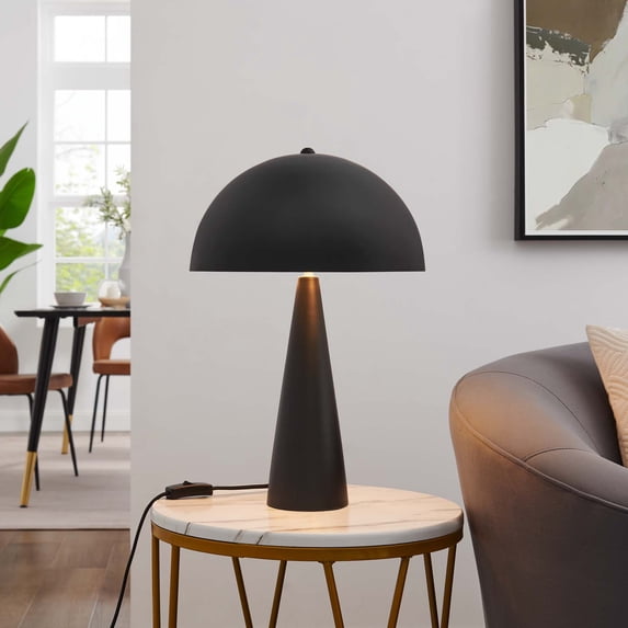 Modway Selena Metal Table Lamp in Black