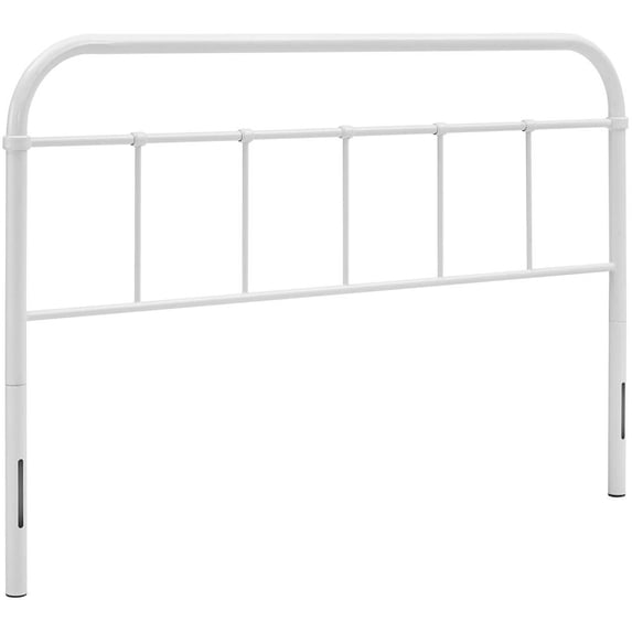 Modway Serena Queen Powder Coated Steel Headboard in White