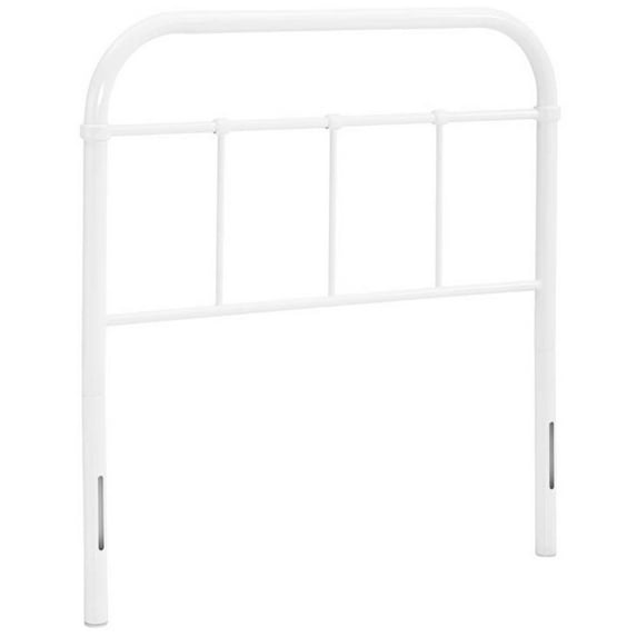 Modway Serena Twin Powder Coated Steel Headboard in White