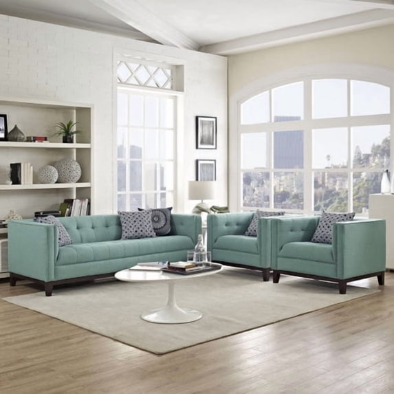 Ivy Bronx Tennille 3 Piece Living Room Set
