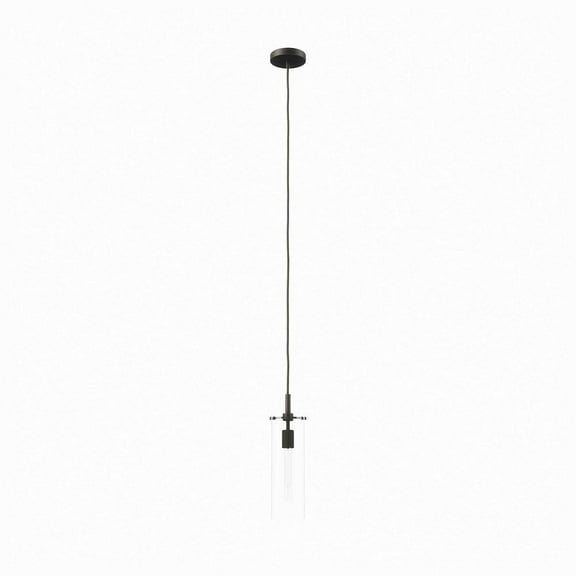 Modway Skylark Pendant Light in Clear Black