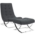 thumbnail image 1 of Modway Slope Lounge Chair and Ottoman, Multiple Colors, 1 of 4