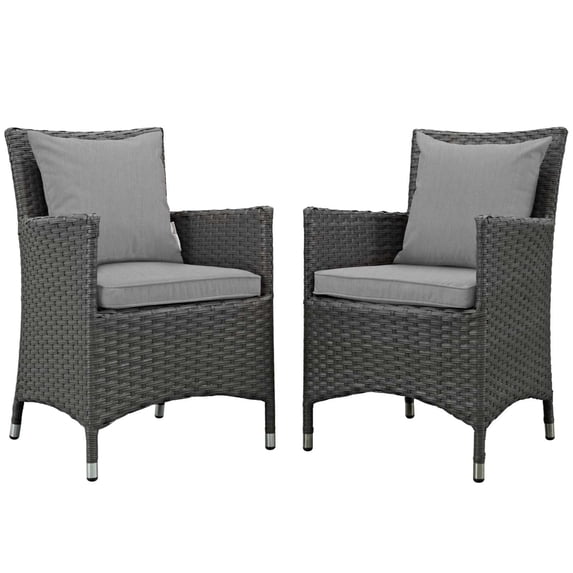 Sojourn 2 Piece Outdoor Patio Sunbrella Dining Set