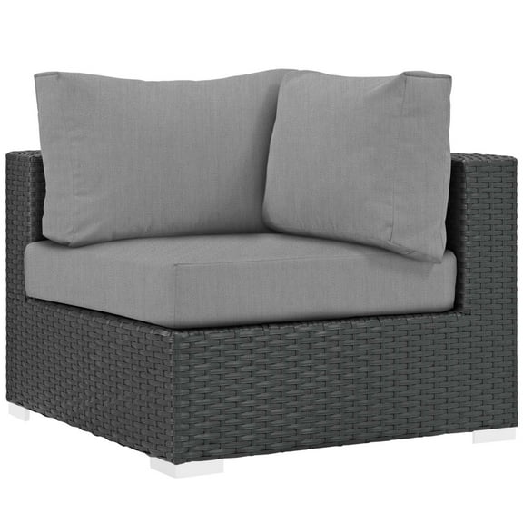Modway Sojourn Outdoor Patio Sunbrella® Corner Chair, Multiple Colors