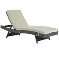 thumbnail image 1 of Modway Sojourn Outdoor Patio Sunbrella® Chaise in Antique Canvas Beige, 1 of 5