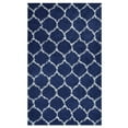 thumbnail image 1 of Modway Solvea 5' x 8' Moroccan Trellis Shag Area Rug in Navy and Ivory, 1 of 7